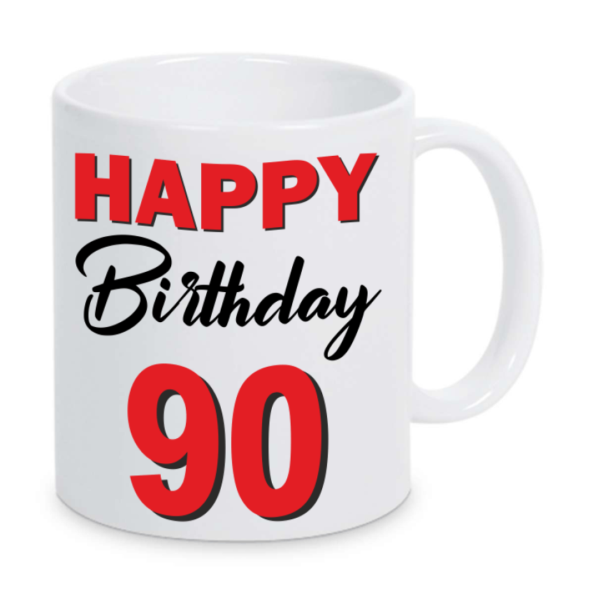 Geburtstag Happy Birthday 90